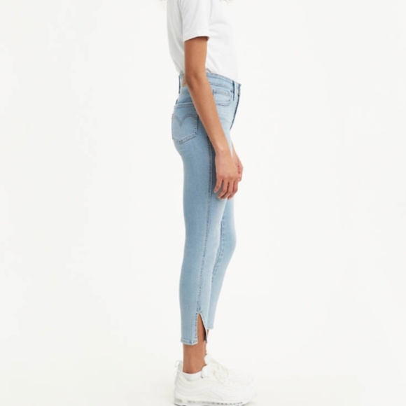 Button Front 721 High Rise Skinny Ankle Jeans - Picture 3 of 6